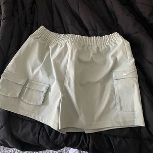 Nike mint green shorts